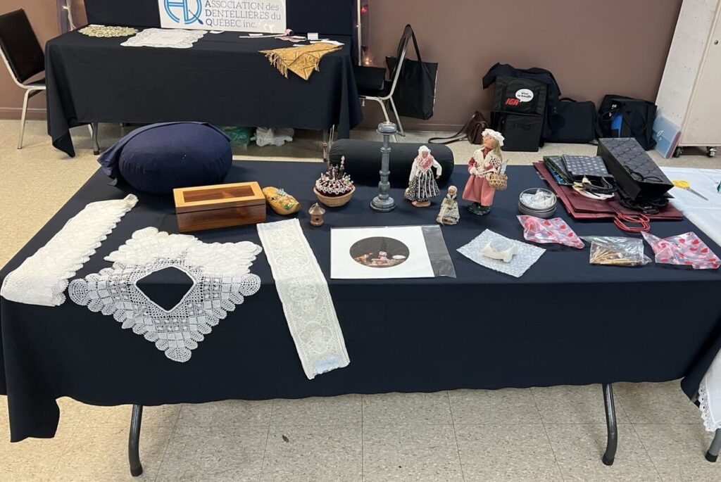 table des cadeaux pour le tirages